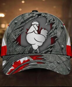 Chicken Ca Flag Classic Cap