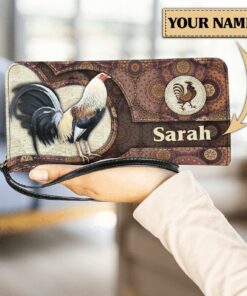 Personalized Chicken Clutch Purse